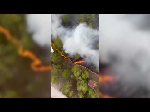 Emergency services fight deadly wildfire in eastern Kazakhstan