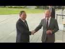 German Chancellor Olaf Scholz welcomes Chinese Premier Li Qiang
