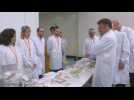 Macron in south-east France for a tour of drug production in France