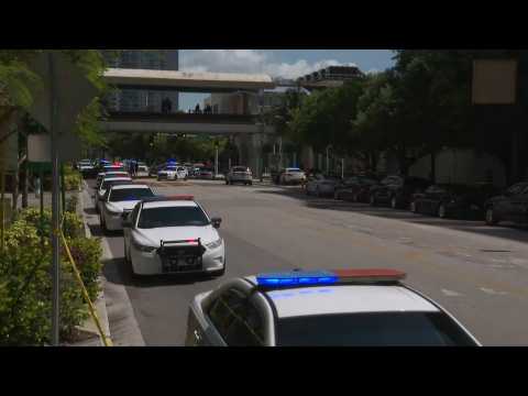 Tight security at Miami federal courthouse ahead of Trump's hearing