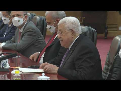 Chinese President Xi meets Palestinian leader Abbas