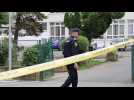 Police cordon off area near school shooting in Bosnia