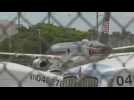 Donald Trump lands in Florida ahead of court appearance