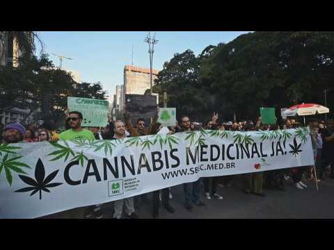 Brazil: Hundreds march for marijuana legalization in Sao Paulo
