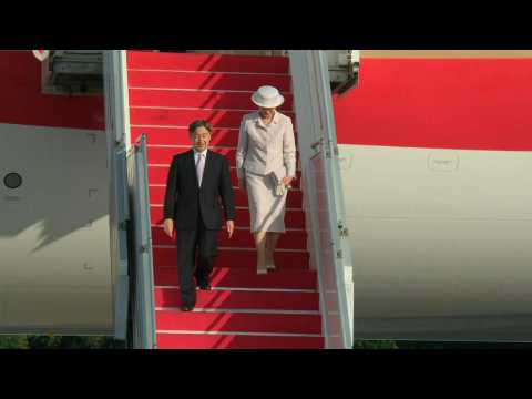 Japan's emperor arrives in Indonesia for first state visit
