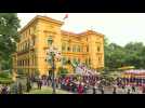 South Korean President meets his Vietnamese counterpart in Hanoi