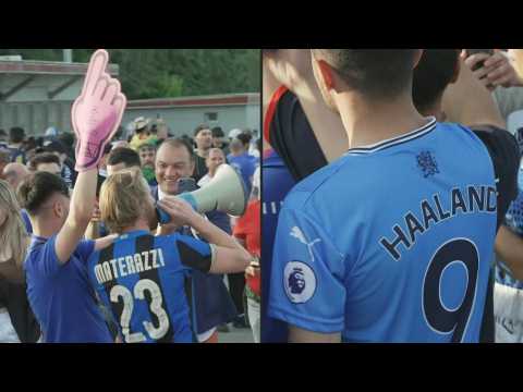Fans arrive at stadium for Champions League final