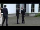 Dutch prime Minister Mark Rutte welcomes NATO Secretary General Jens Stoltenberg