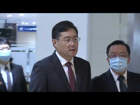 Chinese Foreign Minister arrives in Philippines for high-level talks