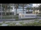 Brazil police guard headquarters where Bolsonaro testifies over riots
