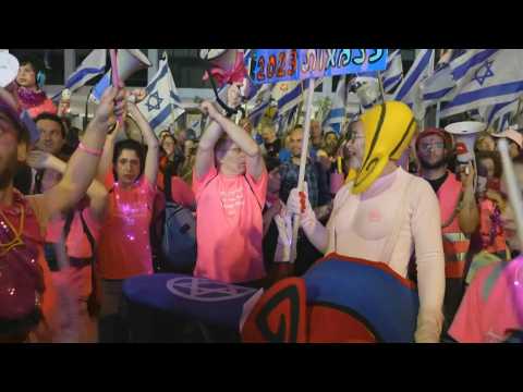 Israelis rally against judicial reforms on statehood anniversary
