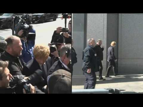 Ed Sheeran arrives at New York court to testify in plagiarism trial