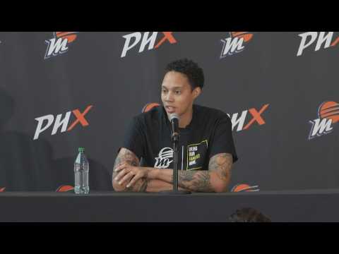 "Stay strong, keep fighting" says US basketball player Brittney Griner to US detainees in Russia