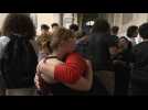 Students in Paris discover their high school grades