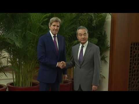US climate envoy Kerry meets China's top diplomat in Beijing