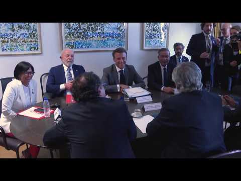 Lula, Macron and Fernandez meet in Brussels