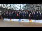 Leaders gather for photo at EU, Latin American, Carribean summit