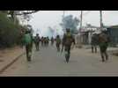 Tear gas fired during anti-government protests in Nairobi