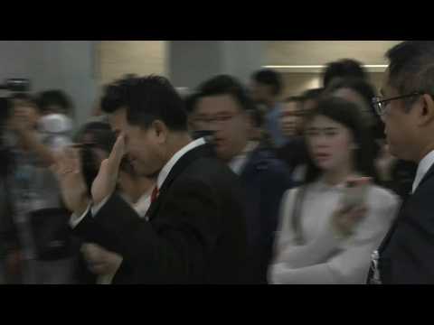 MPs arrive at parliament as Thai reformist faces second battle in bid to become PM