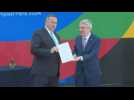 IOC President issues formal invitations for next year's Summer Olympics in Paris