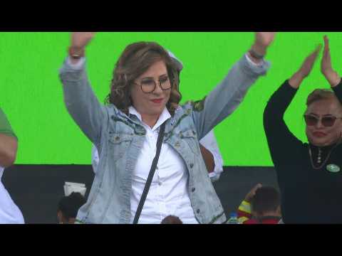 Guatemala presidential candidate Sandra Torres closes campaign ahead of runoff