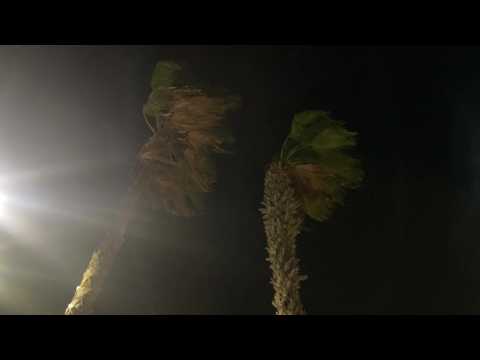 Strong winds as Hurricane Hilary approaches Mexico