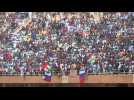 Close to 30,000 Niger coup supporters gather in Niamey