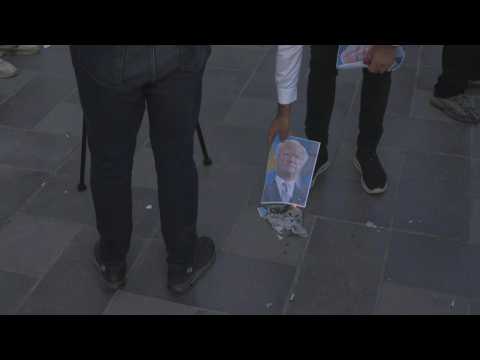 Iraqis protest in Baghdad against Koran stomping in Stockholm