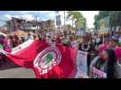 Indigenous peoples march in Brazil as Amazon summit begins