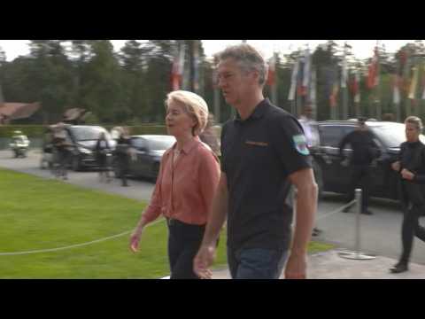 Slovenia's PM Golob welcomes EU Chief Von der Leyen in Ljubljana