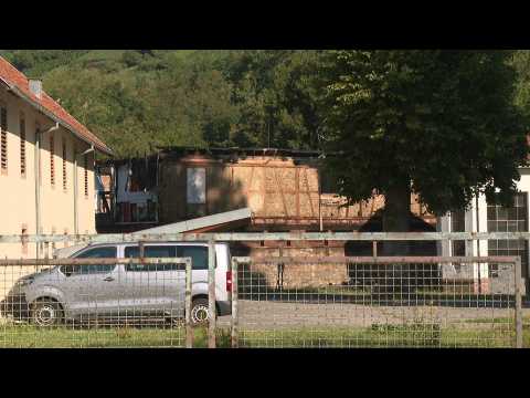 Images of holiday home where 11 died in eastern France