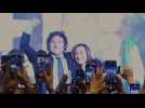 Far-right Milei celebrates after taking top spot in Argentina's primary elections