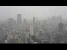 Travel disruptions and heavy rain as storm Lan hits Japan