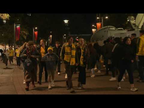 Fans leave stadium as England beat Australia to reach Women's World Cup final