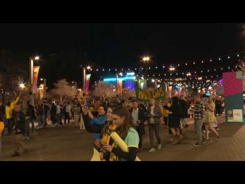 World Cup: fans arrive at stadium ahead of Australia England clash