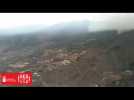 Images of wildfire on Tenerife island