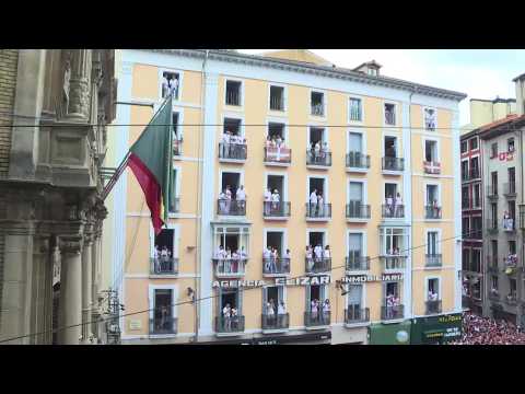 Crowds kick off San Fermin festivities in Pamplona, Spain
