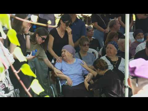 Funeral of Israeli soldier, killed by Palestinian gunman