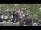 France's Bastille Day: arrival of Emmanuel Macron