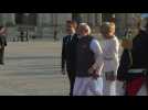 France's Macron welcomes India's Modi to the Louvre for a Bastille Day banquet