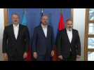 Leaders of Azerbaijan and Armenia arrive for EU-hosted peace talks