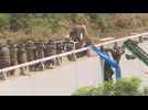 S.Korea: rescuers battle to reach people trapped in flooded tunnel