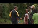 French President Macron tours New Caledonia, examines climate change impacts