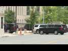 Trump's motorcade arrives at court to face 2020 election conspiracy charges