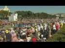 Thousands of pilgrims await Pope Francis at World Youth Day in Lisbon