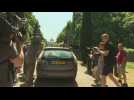 Dutch Prime Minister Mark Rutte arrives to present resignation to the King
