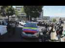 Body of murdered Ecuador candidate arrives at funeral parlor