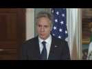 Blinken says no sanctions relief for Iran under prisoner deal