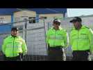 Scene outside Quito morgue after Ecuadoran presidential candidate shot dead