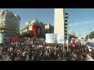 Hundreds gather at Buenos Aires Obelisk after man dies while detained by police